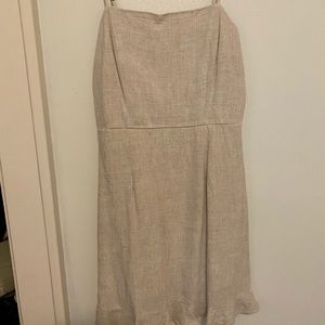 Linen Beige Dress